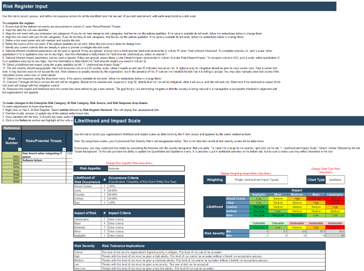 AI Risk Register Tool 